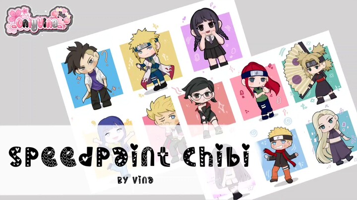 Speedpaint Chibi art by Vina