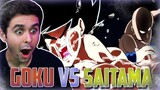 "THIS WAS INSANE" GOKU VS SAITAMA Part 3 I Fan Animation I One Punch Man Vs Dbz REACTION!