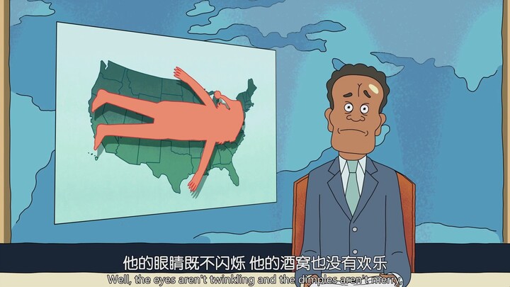 ”巨人漂浮在世界上空，嘣！炸了“