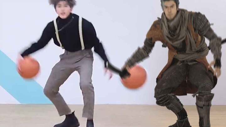 Sekiro also wants to imitate Cai Xukun playing basketball! I worked hard for 3 days to reach 1000 fr
