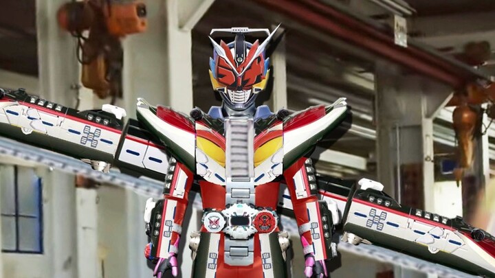 รถไฟแปลงร่างเป็นชุดเกราะ! ชุดเกราะ Kamen Rider zi-o den-o รถไฟ [รูป P จินตนาการของ aoc ]