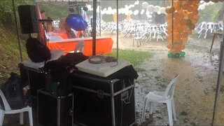 Rainy Outdoor Lights and Sounds Setup by SDSS pinoy vlog