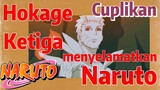 [Naruto] Cuplikan |  Hokage Ketiga menyelamatkan Naruto
