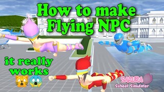 How To Make Flying NPC | Tutorial #14 | Sakura School Simulator | Tanya Sensei