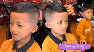 Gaya rambut pendek pria | anak sekolah SD