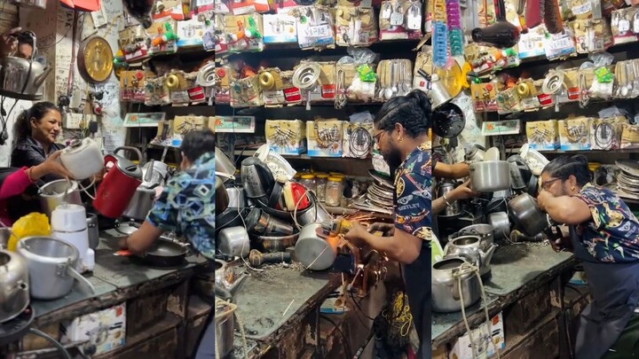 Meski tidak tahu dia sedang sibuk apa, tapi sepertinya dia sangat sibuk.