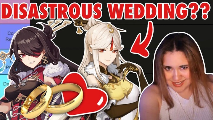 We Ranked GENSHIN SHIPS based on how they get MARRIED ?? PART ONE / Genshin Impact 4.0 Tier List