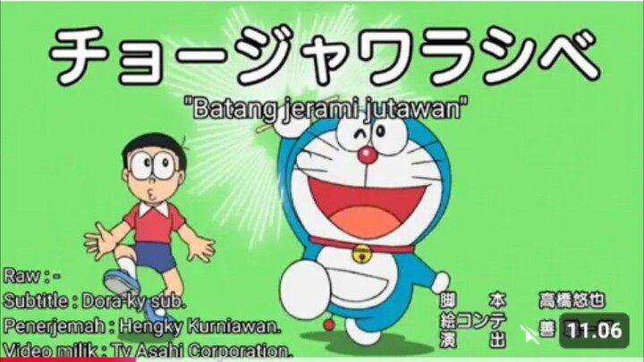 Doraemon Subtitle Indonesia "Batang jerami jutawan"