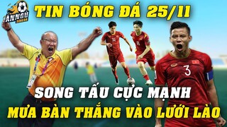 Thầy Park Vỡ Òa Có Cặp Song Tấu MẠNH CHƯA TỪNG THẤY...ĐTVN Sẽ Trút MƯA BÀN THẮNG Vào Lưới Lào 6/12