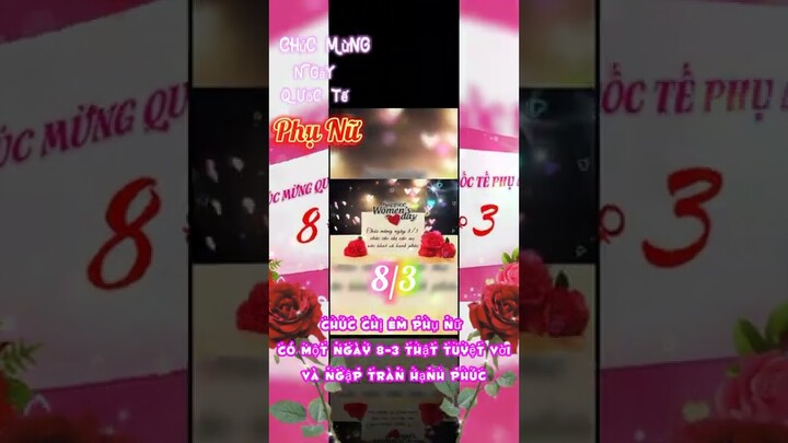 Mừng ngày quốc tế phụ nữ!