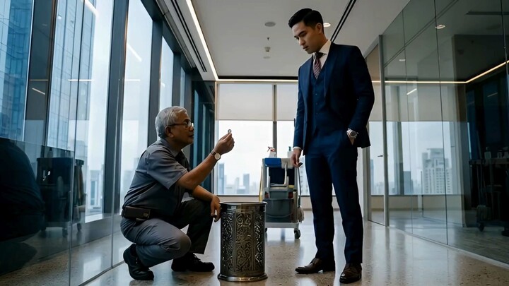 ประธานหนุ่มกับลุงพนักงานทำความสะอาด เรื่องบทเรียนจากเศษเงิน