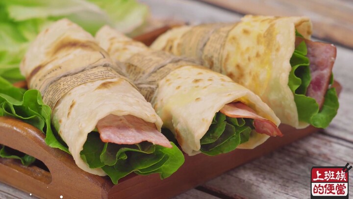 Rahasia membuat [panekuk isi telur] yang mengembang sempurna hanya dalam sekali buat, dengan kulit y