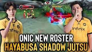 HAYABUSA SHADOW JUTSU | ONIC NEW ROSTER FOR UPCOMING MPL S12