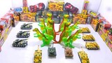 Tank Battle Truck Transporter Dinosaur  Military Toys Video for Kids! Car Toys for Children
