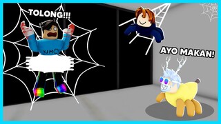 SEREM! Aku Berubah Jadi Laba Laba Dan Makan Manusia!- Be A Spider (Roblox)