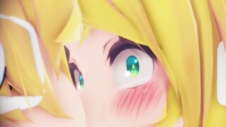 【MMD】Rin：！！！亲...亲上了！