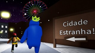 MONSTRO ROSA APARECEU E CHAPTER 2 DE RAINBOW FRIENDS E AZUL BABÃO! NOVO FINAL E JUMPSCARE!