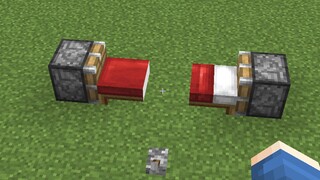 How to split the bed in two with a piston?