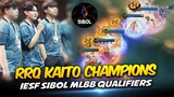 WOW!🤯 RRQ KAITO is THE CHAMPIONS of IESF SIBOL QUALIFIERS . . .