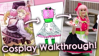 Making Demon Slayer Waitress Cosplays | Cosplay Walkthrough | AnyaPanda