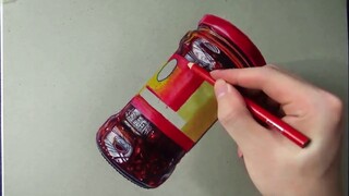 Draw a bottle of Lao Gan Ma