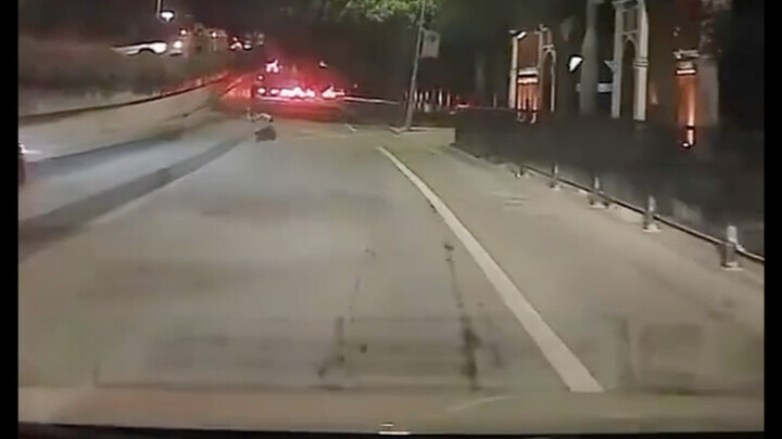 Driving without following the rules...