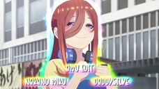 Nakano Miku - Edit Raw Daddystlye Shape Of You [Alight Motion]