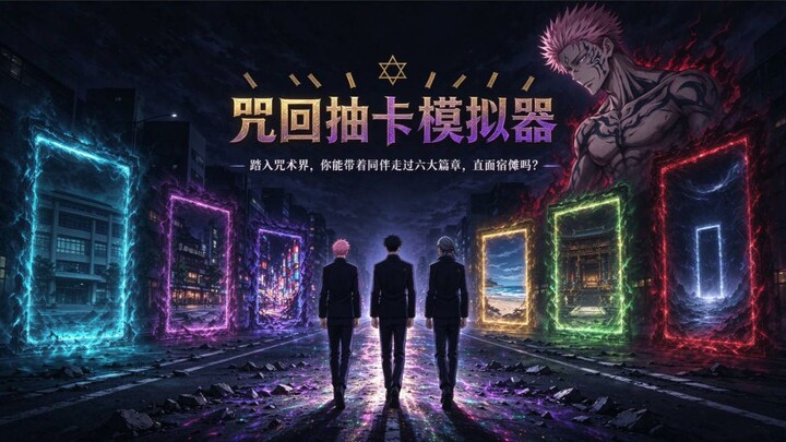 【BilibiliToy】Simulator Gacha Jujutsu Kaisen — Masuki dunia jujutsu, bisakah kamu bersama teman-teman