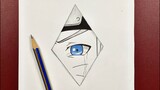 Easy to draw | how to draw sad naruto’s eye step-by-step