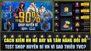 Free Fire | Cách Kiếm Huy Hiệu Mề Đay Và Tắm Nắng Đổi Đồ Hiếm - Test SHOP Huyền Bí VN Không Có TVC