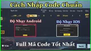 PUBG Mobile | Độ Nhạy C3S9 (IOS - Android) Chia Sẻ NHẬP MÃ CHUẨN KHÔNG LỖi | NhâmHNTV