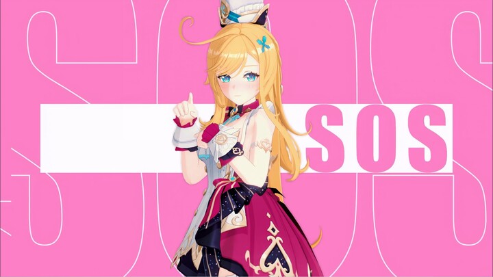 『爱可菲❤️SOS』谁懂原神第一款白丝绝对领域的含金量啊！