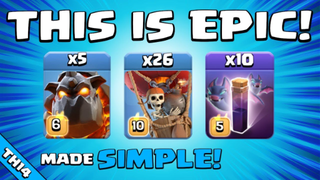 THE CRAZIEST SPAM ATTACK I'VE EVER USED!!! TH14 Attack Strategy