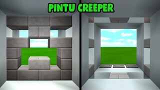 Cara Membuat Pintu Creeper Di Minecraft