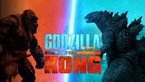 Godzilla VS Kong - Full Stop Motion Movie | Re-Mastered