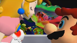 Super Mario 64 HD (PC) - All Bosses & Ending