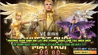 Free Fire | Hướng dẫn anh e lấy đồ vòng quay chế tác mùa mới nên lấy bộ đồ nào giờ???