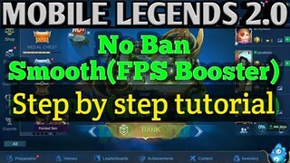 MOBILE LEGENDS 2.0 - NO BAN + SMOOTH GAMEPLAY | Step by step tutorial