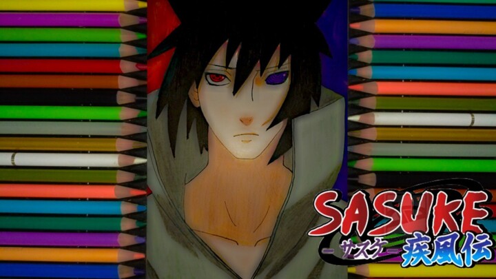 DRAWING SASUKE UCHIHA🔥