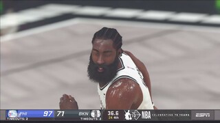 NBA2K22 FULL GAME HIGHLIGHTS NETS VS SIXERS I  December 16, 2021 I Regular Season I NBA2k22