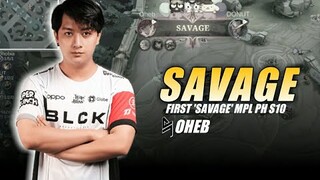 The First SAVAGE of MPL PH Season 10 | Beatrix BLCK Oheb