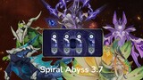 Genshin Impact Mobile | Spiral Abyss 3.7 Floor 12 Full Star | Aggrevate & Nahida National Team