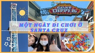 [VLOG] MỘT NGÀY ĐI CHƠI Ở SANTA CRUZ BEACH BOARDWALK| DU HỌC SINH MỸ🇺🇸