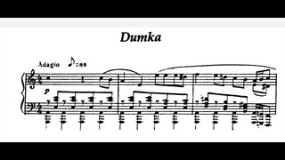 Sergei Prokofiev - Dumka in A minor (audio + sheet music)