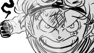 A foreign artist made his own animation of Coby’s “Straight Fist” and the Straw Hat Pirates celebrat