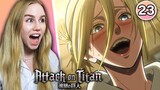 THE FEMALE TITAN'S IDENTITY REVEALED!! - Attack On Titan Episode 23 Reaction | Shingeki no Kyojin