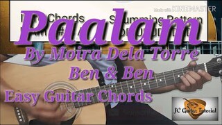 Paalam - Moira Dela Torre and Ben&Ben Easy Guitar Chords /GuitarChords /GuitarTutorial