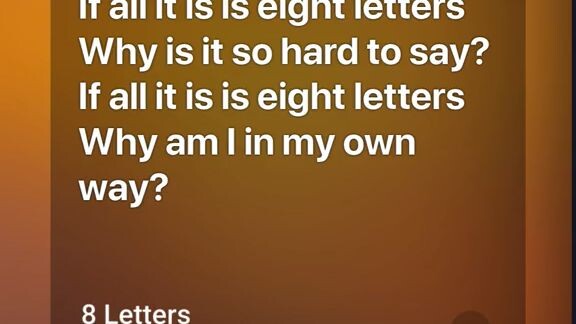 8 letters😓