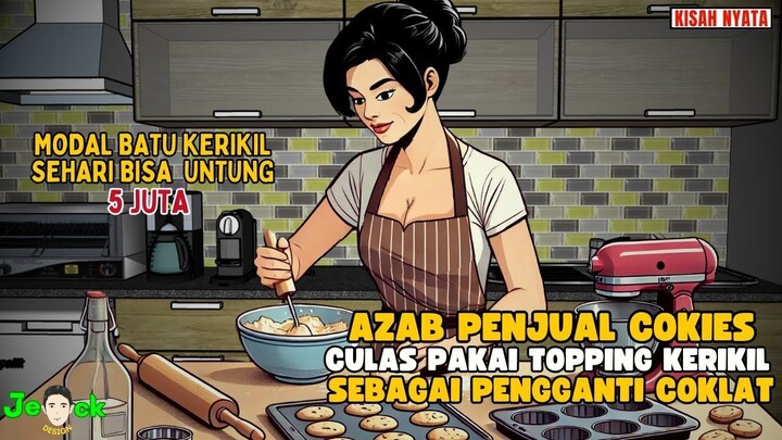 AZAB PENJUAL COKIES CULAS PAKAI TOPING BATU KERIKIL SEBAGI PENGGANTI CIKLAT
