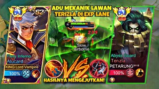 ADU MEKANIK! ALUCARD VS TERIZLA DI EXP LANE! 😈